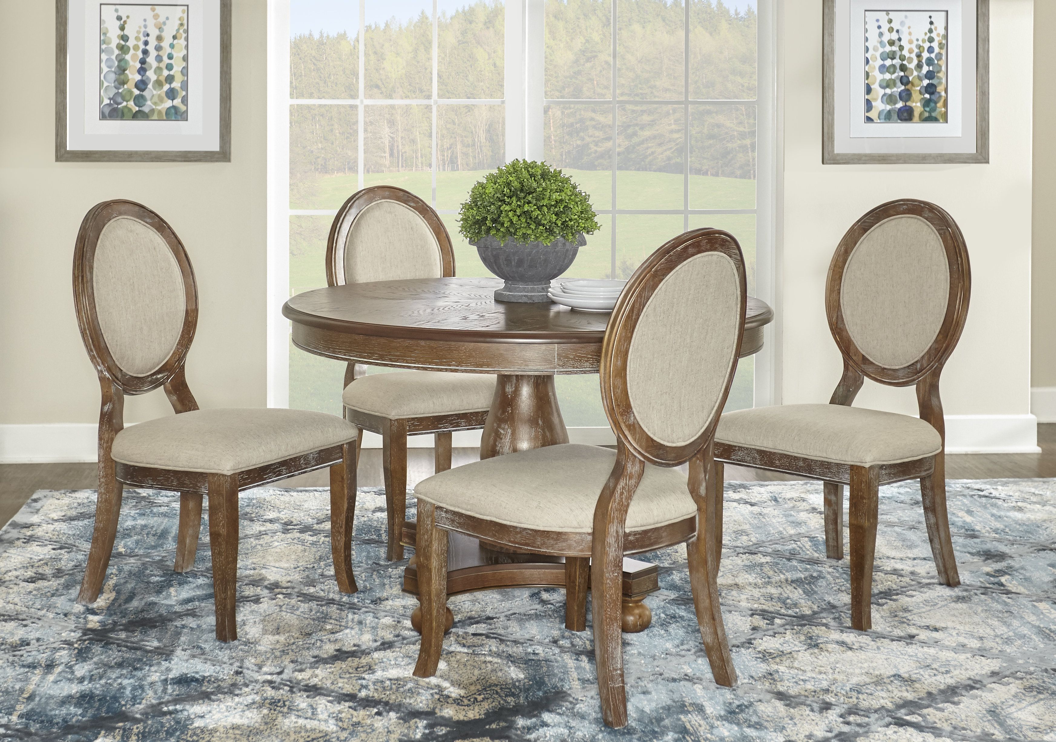 One Allium Way Hallows Creek 5 Piece Dining Set Pertaining To Most Recently Released Baxton Studio Keitaro 5 Piece Dining Sets (View 6 of 20)