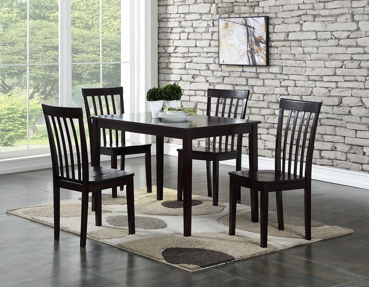 Ralls 5 Piece Dining Set Regarding Best And Newest Bearden 3 Piece Dining Sets (View 15 of 20)