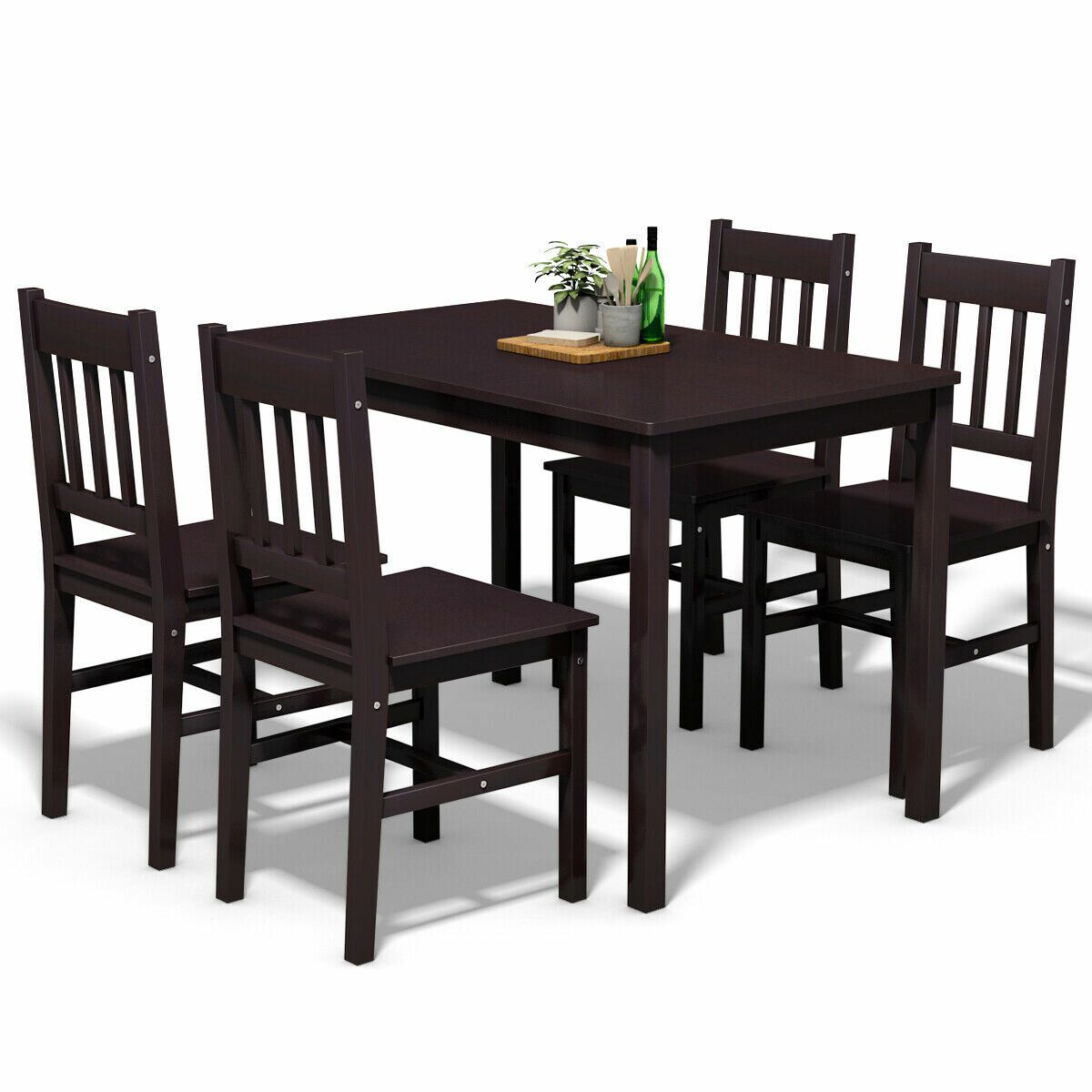 Sundberg 5 Piece Solid Wood Dining Set Within Newest Miskell 5 Piece Dining Sets (View 6 of 20)