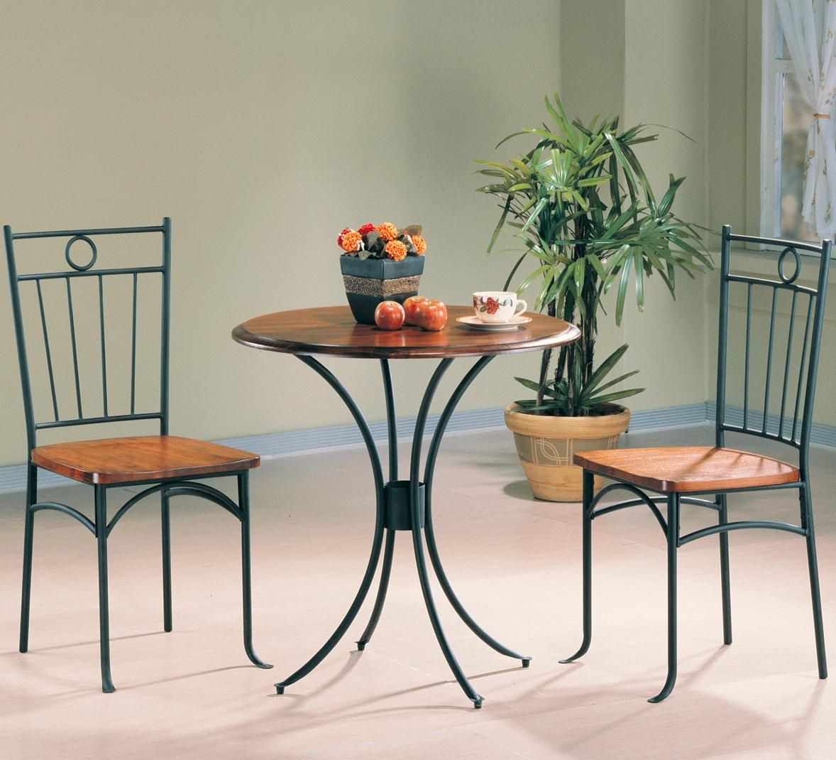Tamiami 3 Piece Bistro Dining Setcoaster At Value City Furniture In Most Recent 3 Piece Dining Sets (Photo 35481 of 35622)