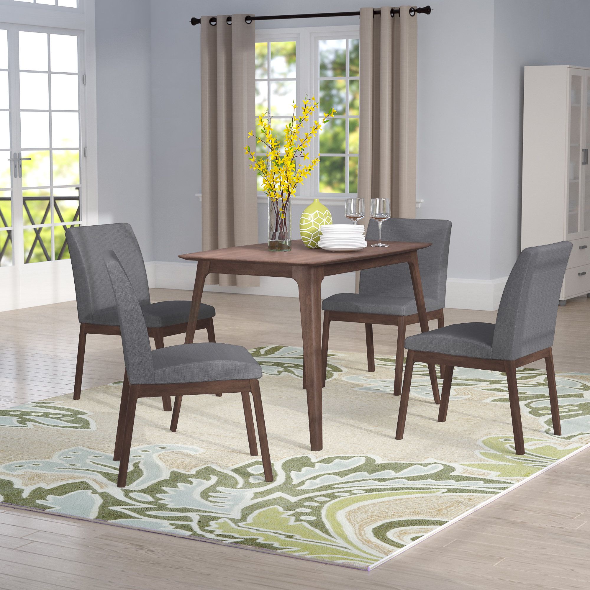 Tunis 5 Piece Dining Set Within Newest Liles 5 Piece Breakfast Nook Dining Sets (View 5 of 20)