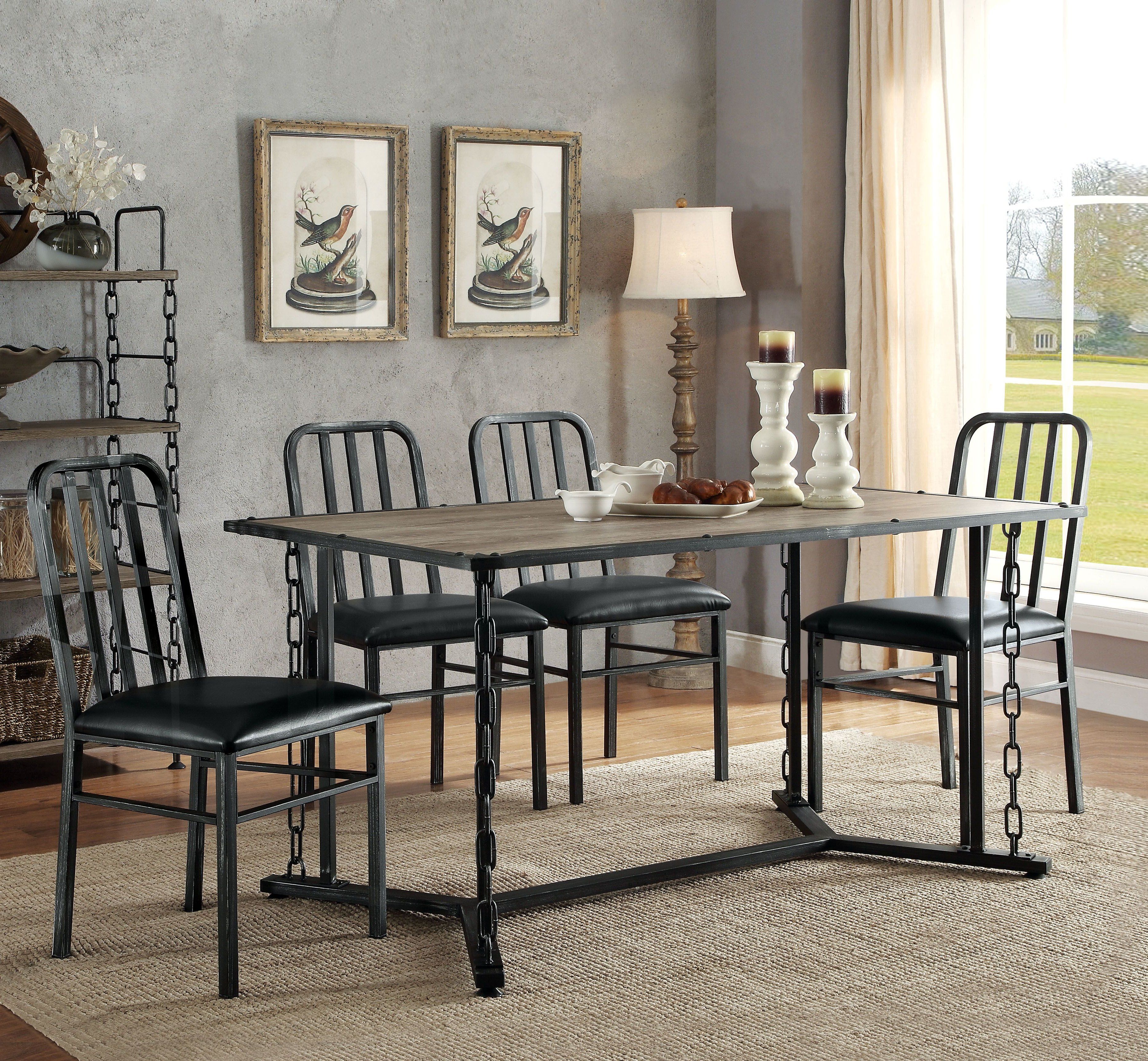 Virginia 5 Piece Dining Set For Most Up To Date Ganya 5 Piece Dining Sets (View 15 of 20)
