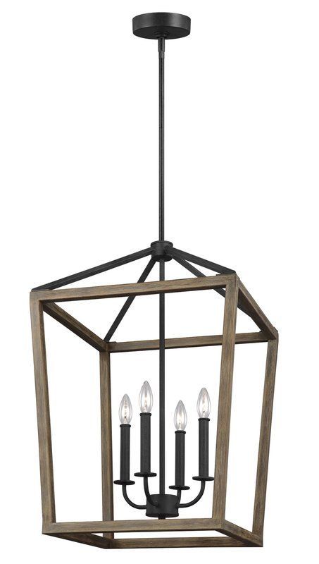 4 Light Lantern Square / Rectangle Pendant In 2019 With Odie 8 Light Lantern Square / Rectangle Pendants (View 15 of 25)