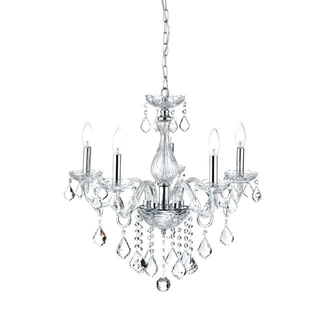 5 Light Crystal Chandelier Pertaining To Benedetto 5 Light Crystal Chandeliers (View 8 of 20)