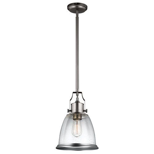 Abordale 1 Light Dome Pendant Bright Life Size:  (View 9 of 25)