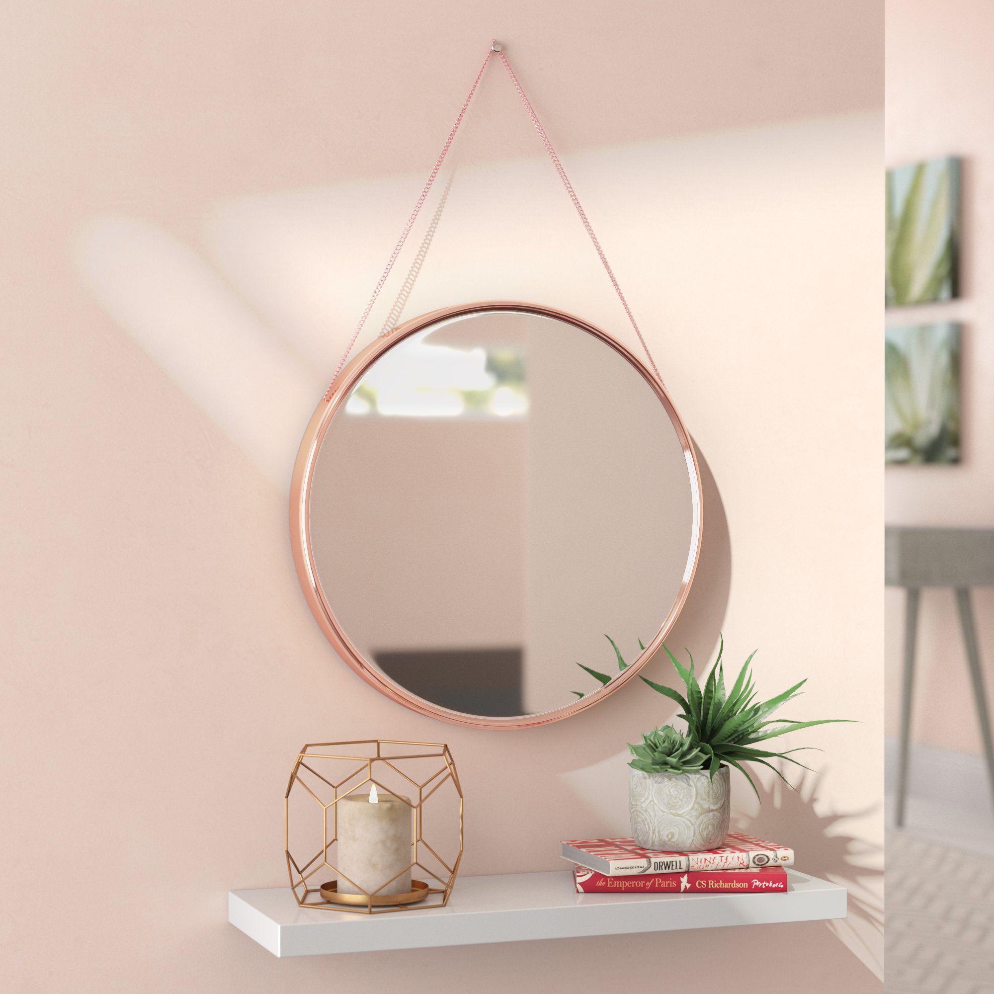 Accent Round Mirrors You'll Love In 2019 | Wayfair Pertaining To Brynn Accent Mirrors (View 18 of 20)