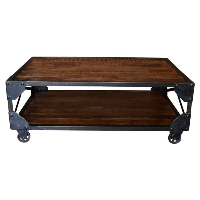 Adalynn Coffee Table For Dravens Industrial Cherry Coffee Tables (View 10 of 25)