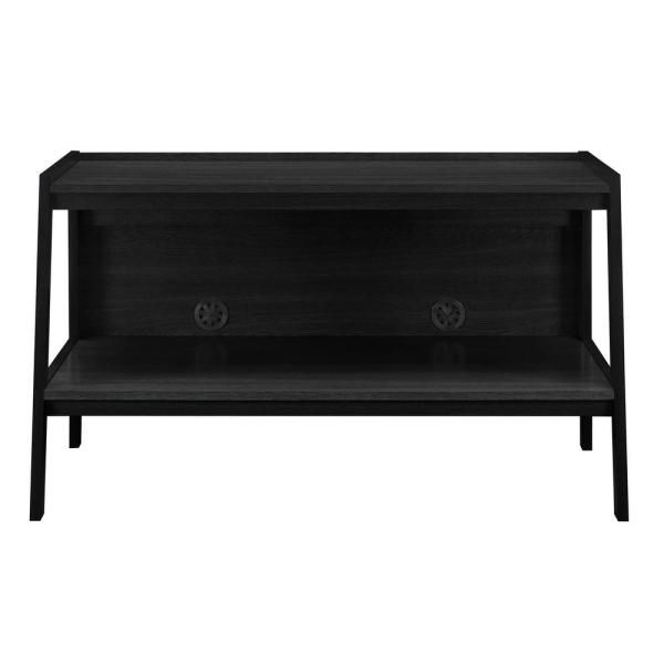 Altra Furniture Lawrence Black Storage Entertainment Center Within Carbon Loft Lawrence Reclaimed Wood 42 Inch Coffee Tables (View 44 of 50)
