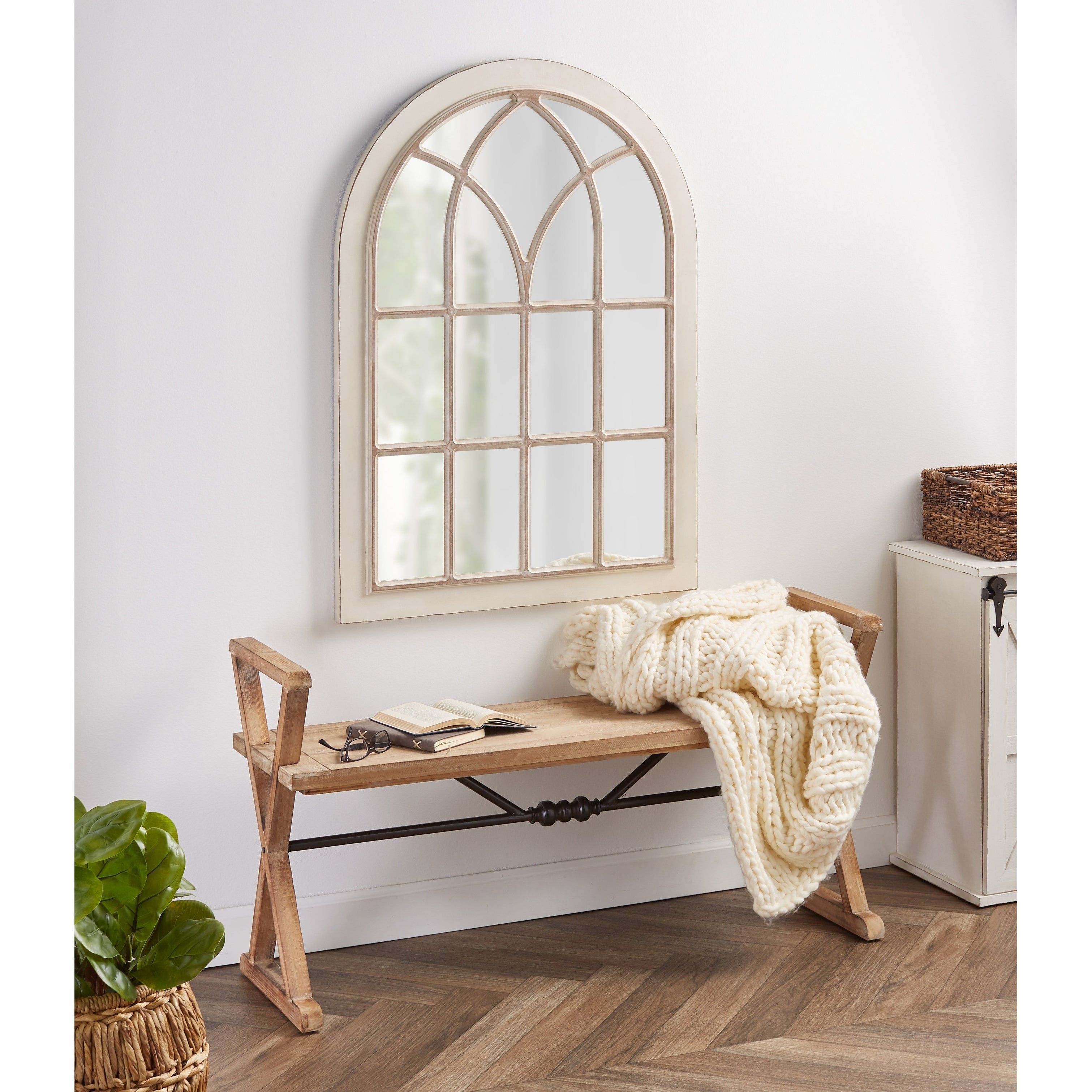Arch Crowned Top Mirrors | Shop Online At Overstock With Regard To 2 Piece Kissena Window Pane Accent Mirror Sets (View 10 of 20)