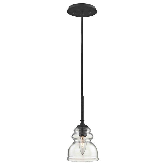 Arla 1 Light Single Bell Pendant With Goldie 1 Light Single Bell Pendants (View 17 of 25)