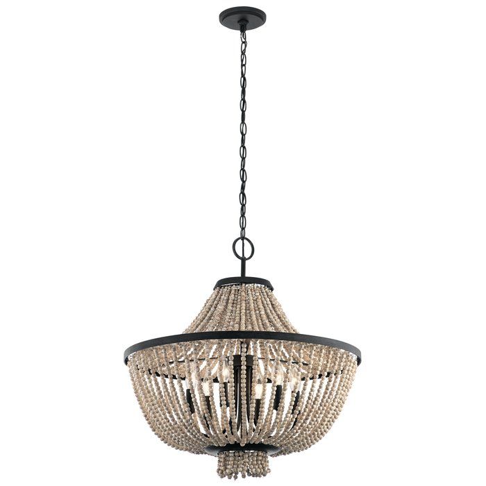 Atkinson 6 Light Empire Chandelier With Regard To Lynn 6 Light Geometric Chandeliers (View 18 of 20)