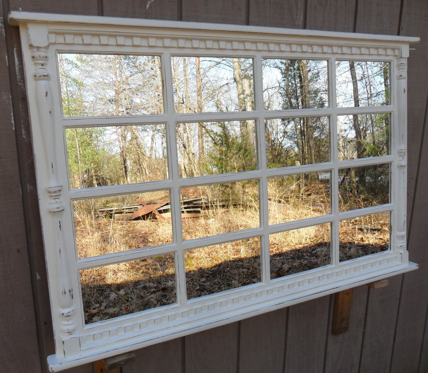 Awesome Window Pane Mirrors | Homesfeed Throughout Window Cream Wood Wall Mirrors (View 8 of 20)