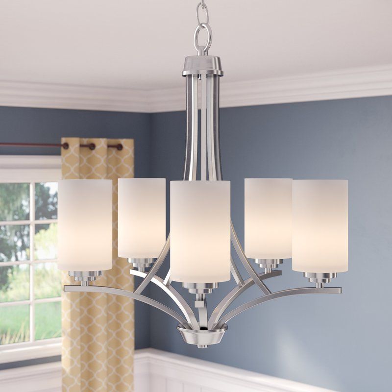 Bainsby 5 Light Shaded Chandelier With Suki 5 Light Shaded Chandeliers (View 3 of 20)