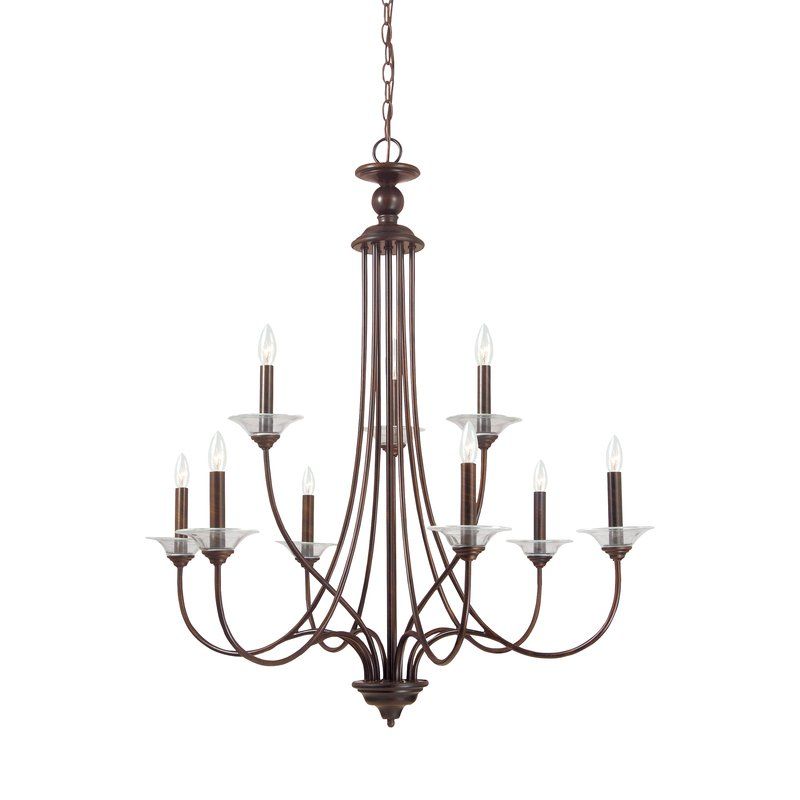 Barbro 9 Light Chandelier With Regard To Kenedy 9 Light Candle Style Chandeliers (View 8 of 20)