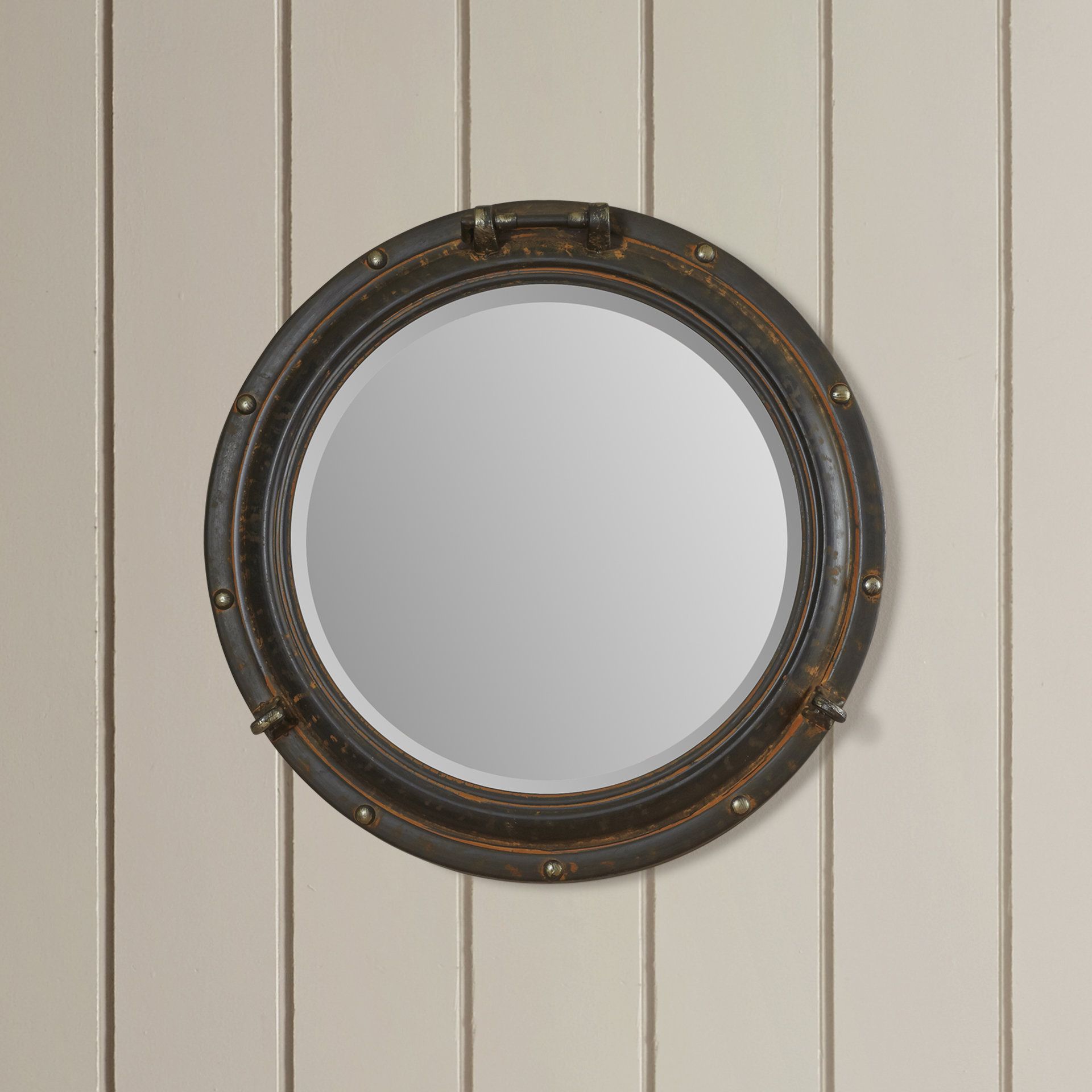 Beachcrest Home Alie Traditional Beveled Distressed Accent Mirror Pertaining To Alie Traditional Beveled Distressed Accent Mirrors (View 2 of 20)