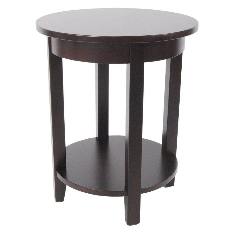 Black And Glass End Tables | Doces Abobrinhas Within Copper Grove Halesia Chocolate Bronze Round Coffee Tables (View 14 of 25)