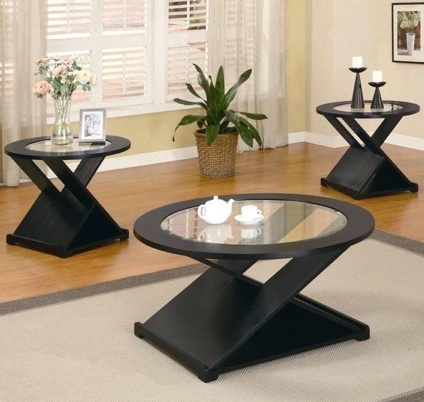 Black Glass Coffee Table In Stock Black Glass Top Coffee Regarding Copper Grove Obsidian Black Tempered Glass Apartment Coffee Tables (View 8 of 25)