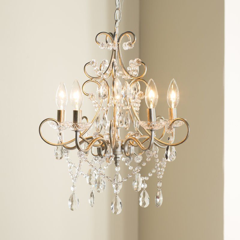 Blanchette 5 Light Candle Style Chandelier In 2019 | Bedroom With Blanchette 5 Light Candle Style Chandeliers (View 2 of 20)