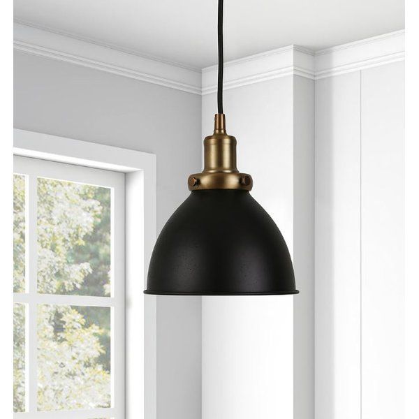 Bodie 1 Light Bell Pendant In 2019 | Kitchen Remodel | Brass With Regard To Stetson 1 Light Bowl Pendants (View 16 of 25)