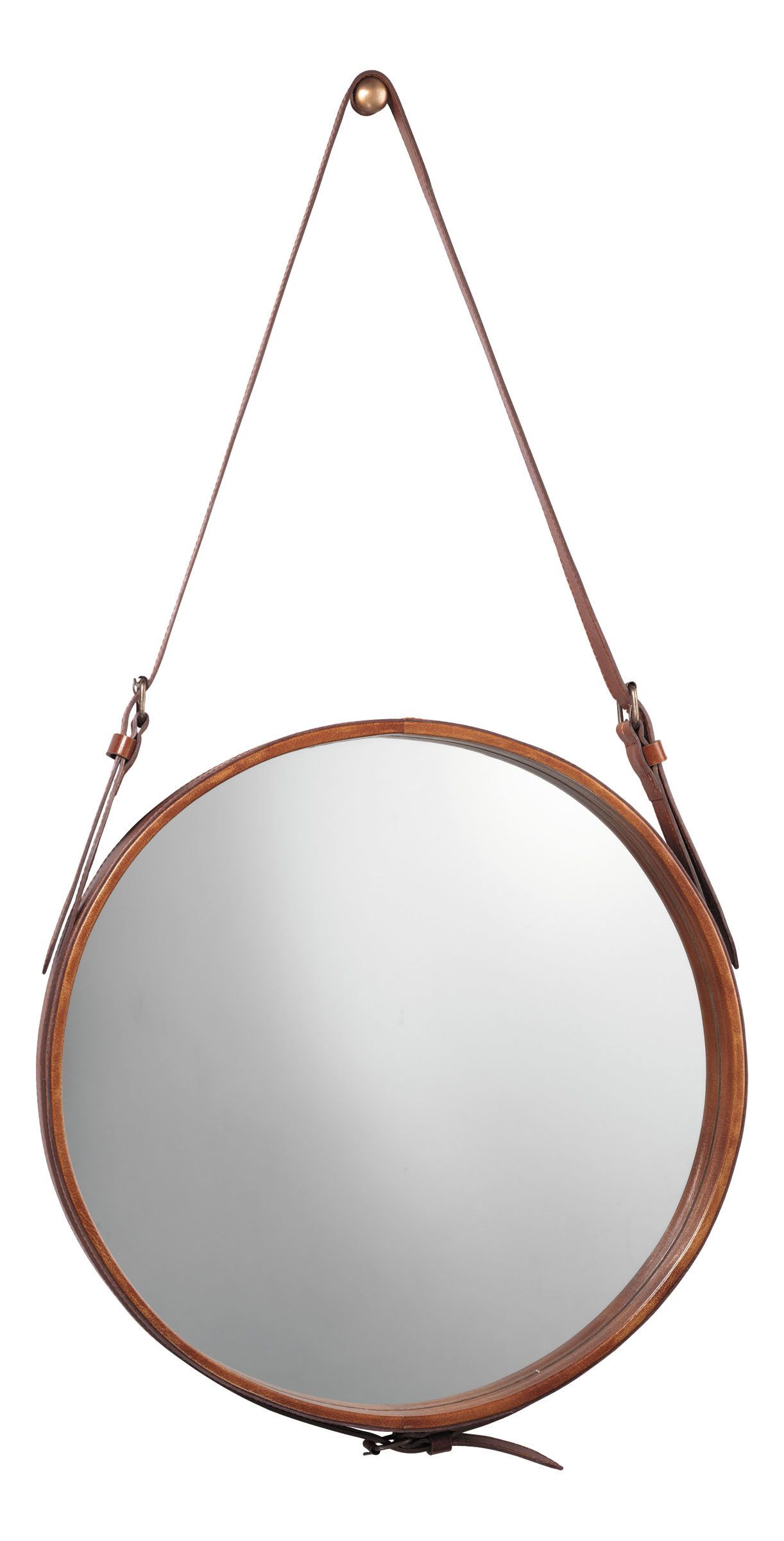 Bombay Distressed Vertical Round Wall Mirror With Vertical Round Wall Mirrors (View 11 of 20)