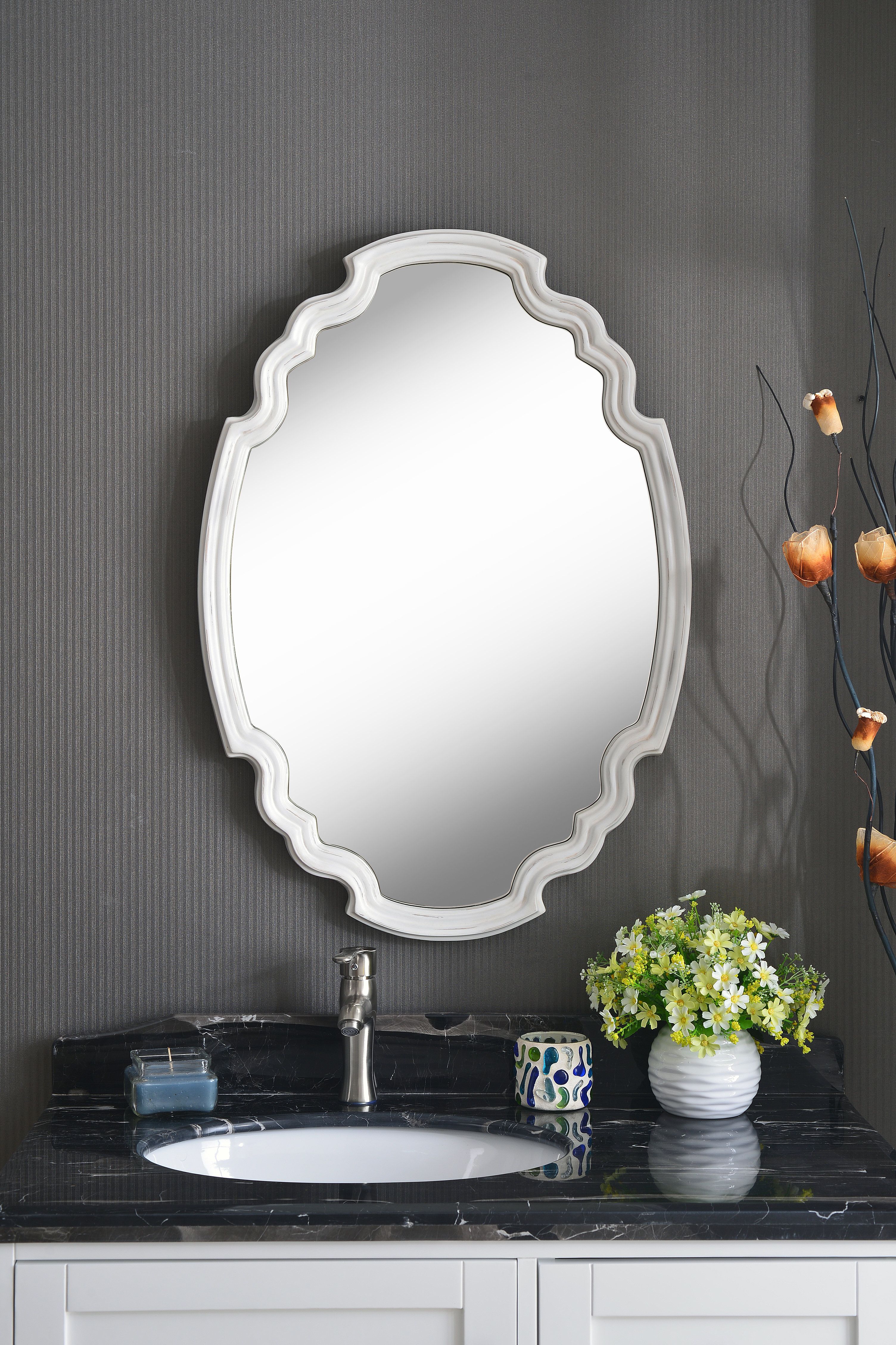 Broadmeadow Glam Accent Wall Mirror Intended For Broadmeadow Glam Accent Wall Mirrors (View 4 of 20)