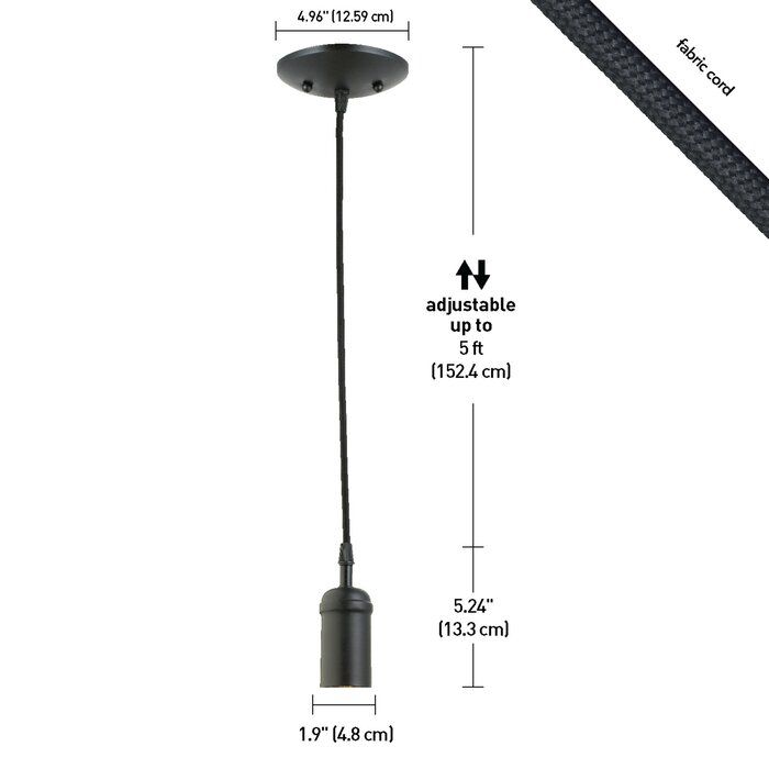 Bryker 1 Light Single Bulb Pendant Inside Bryker 1 Light Single Bulb Pendants (View 8 of 25)