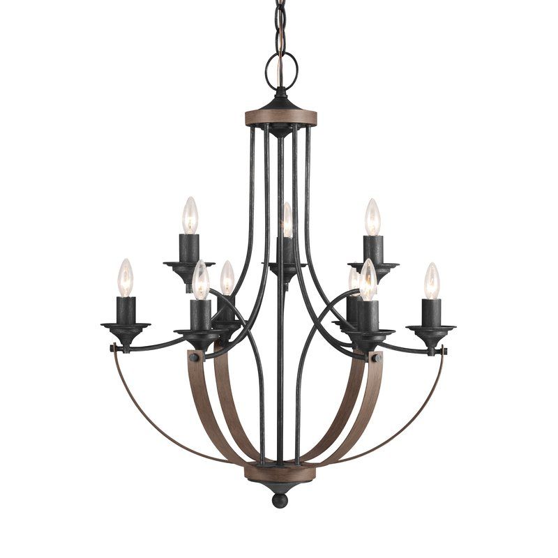 Camilla 9 Light Candle Style Chandelier For Kenedy 9 Light Candle Style Chandeliers (View 6 of 20)