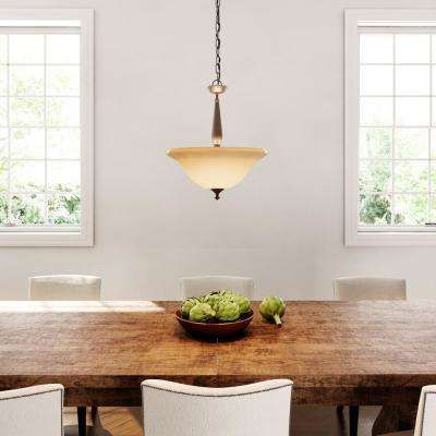 Center Bowl – Pendant Lights – Lighting – The Home Depot With Regard To Newent 3 Light Single Bowl Pendants (View 20 of 25)