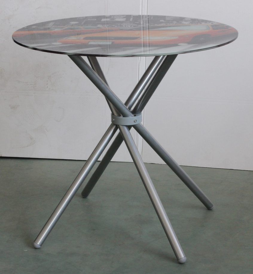 Coffee Table Design: Cheap Glass Metal Base Round Coffee Regarding Carbon Loft Heimlich Pewter Steel/glass Round Coffee Tables (View 20 of 25)