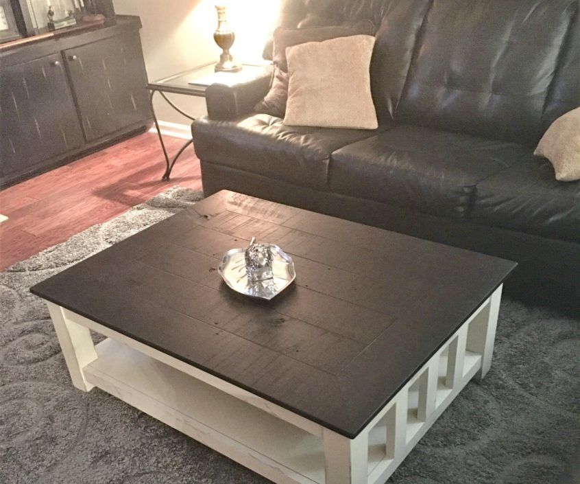 Coffee Table Design: Distressed Coffee Table Steps With In Arella Ii Modern Distressed Grey White Coffee Tables (View 12 of 25)