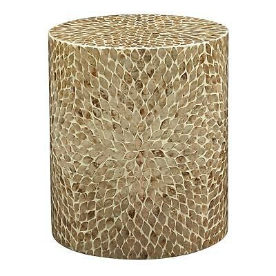 Copper Grove Zlatitsa Round Beige Wooden Accent Table With Beige Regarding Copper Grove Rochon Glass Top Wood Accent Tables (View 10 of 25)