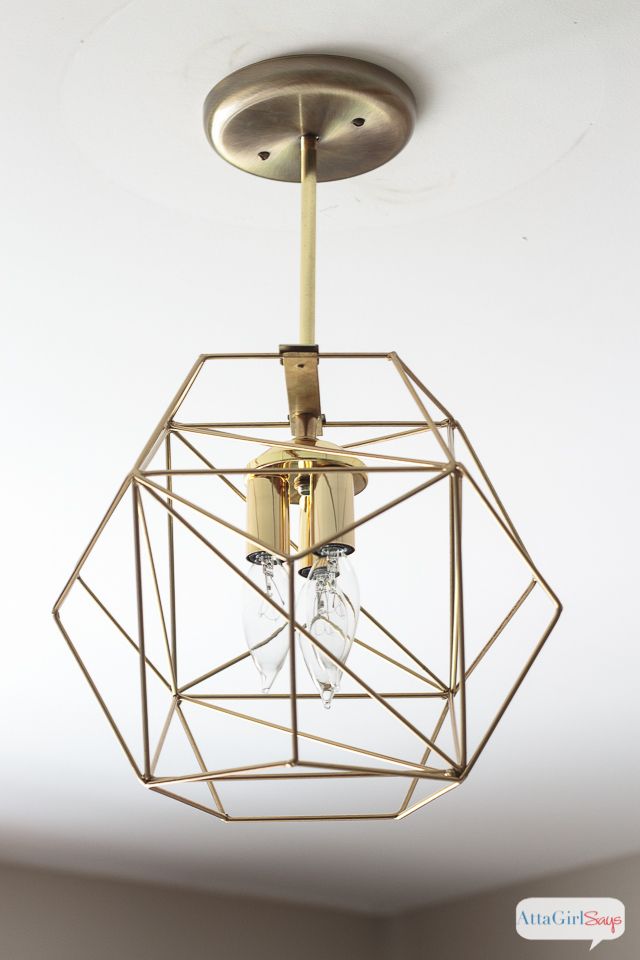 Diy Geometric Globe Pendant Light – Atta Girl Says In 1 Light Geometric Globe Pendants (View 21 of 25)