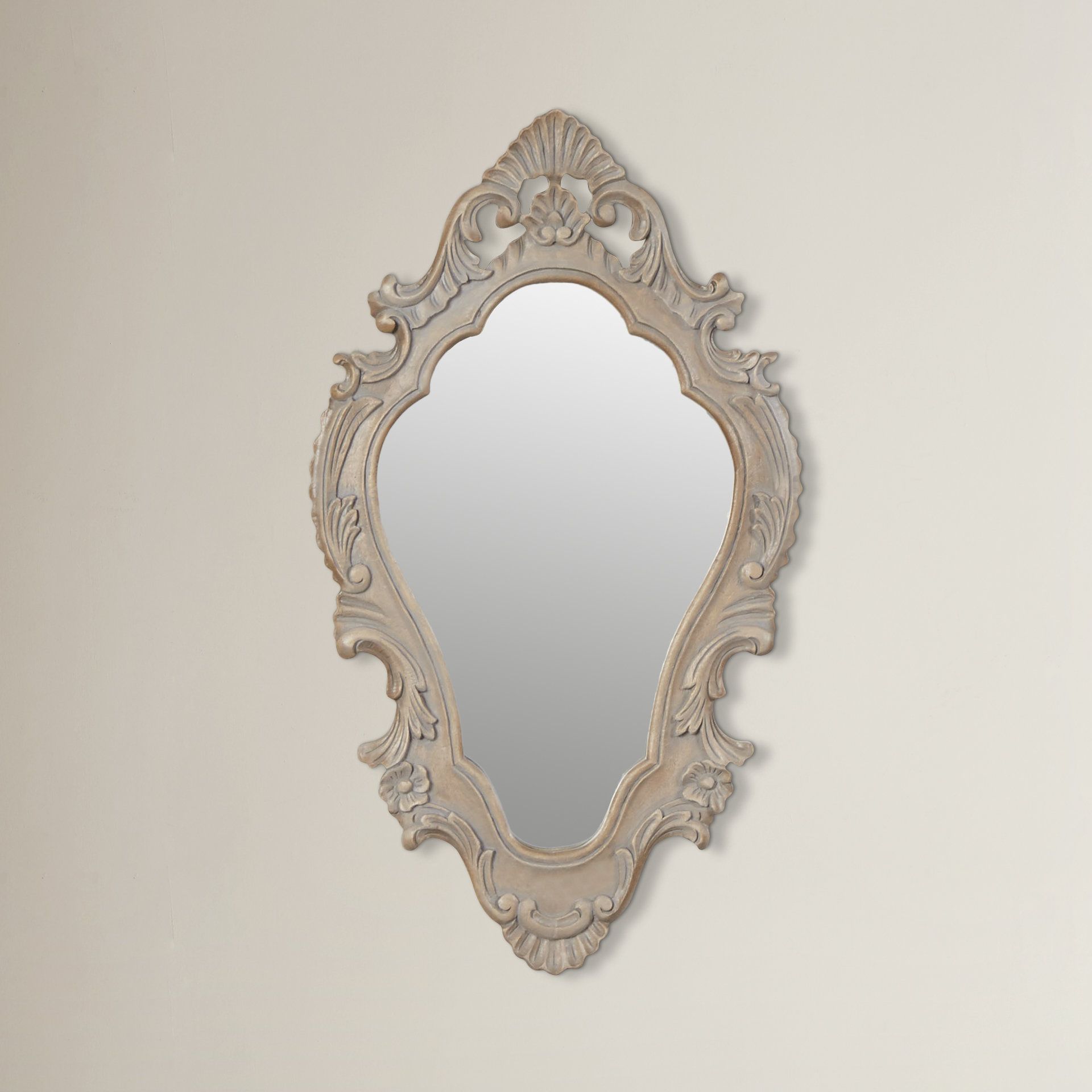 Douglas Arch/crowned Bathroom/vanity Mirror Within Padang Irregular Wood Framed Wall Mirrors (View 11 of 20)