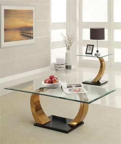 Eris" Rectangular Coffee Table In 2019 | Places To Visit For Velma Modern Satin Plated Coffee Tables (View 7 of 25)
