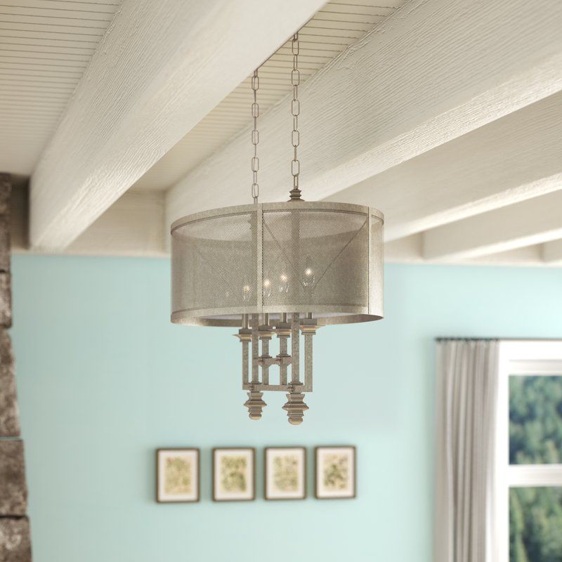 Freeburg 4 Light Chandelier With Millbrook 5 Light Shaded Chandeliers (View 7 of 20)