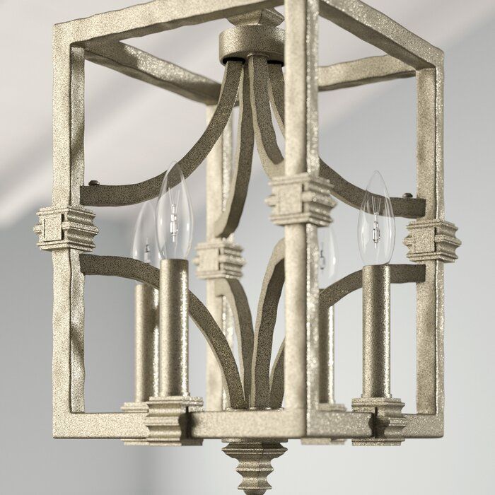 Freeburg 4 Light Lantern Square / Rectangle Pendant For Freeburg 4 Light Lantern Square / Rectangle Pendants (View 5 of 20)