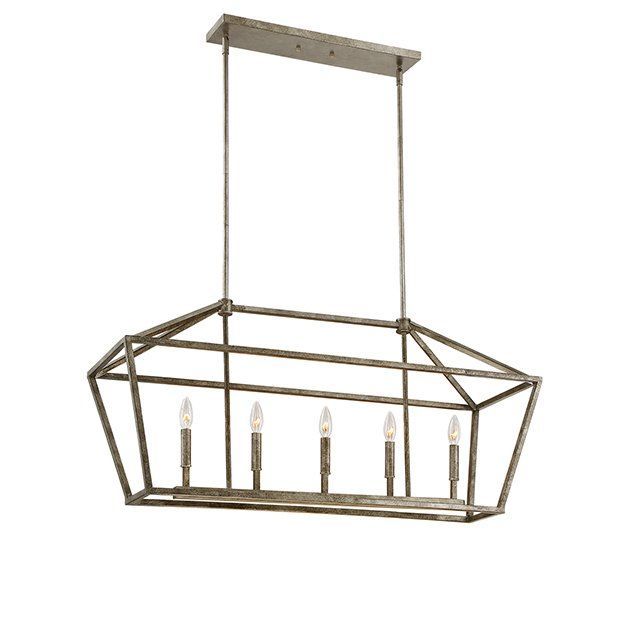 Freemont 5 Light Kitchen Island Linear Chandelier For Freemont 5 Light Kitchen Island Linear Chandeliers (View 5 of 20)