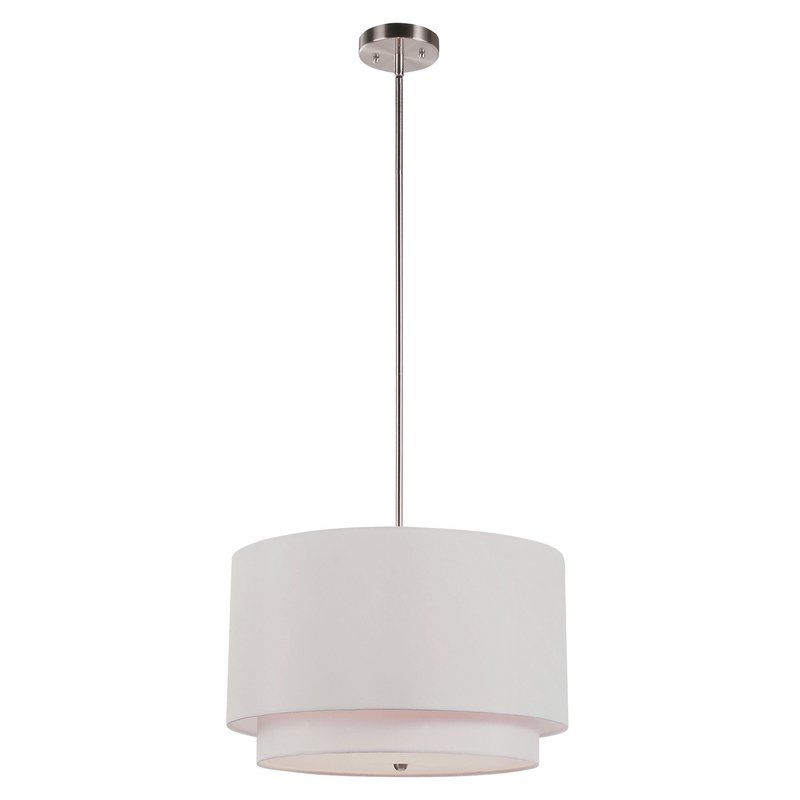 Friedland 3 Light Drum Tiered Pendant Within Friedland 3 Light Drum Tiered Pendants (View 3 of 25)