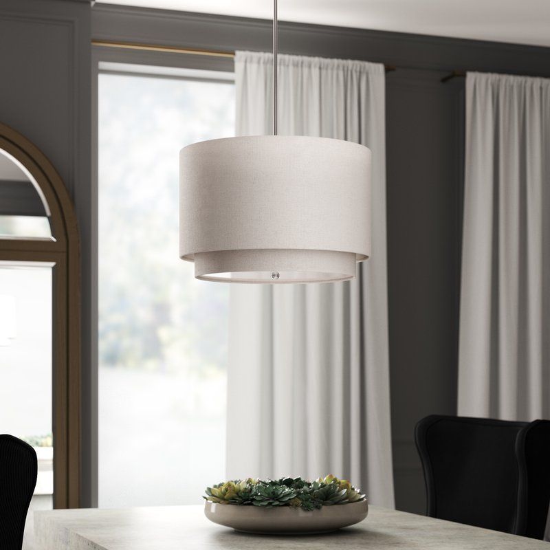 Friedland 3 Light Drum Tiered Pendant Within Friedland 3 Light Drum Tiered Pendants (View 1 of 25)