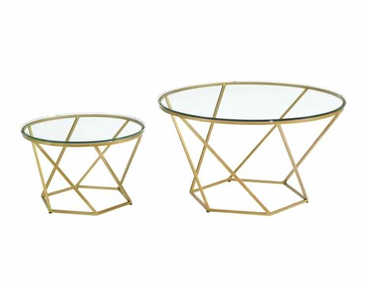 Geometric Coffee Table In Athena Glam Geometric Coffee Tables (View 14 of 25)