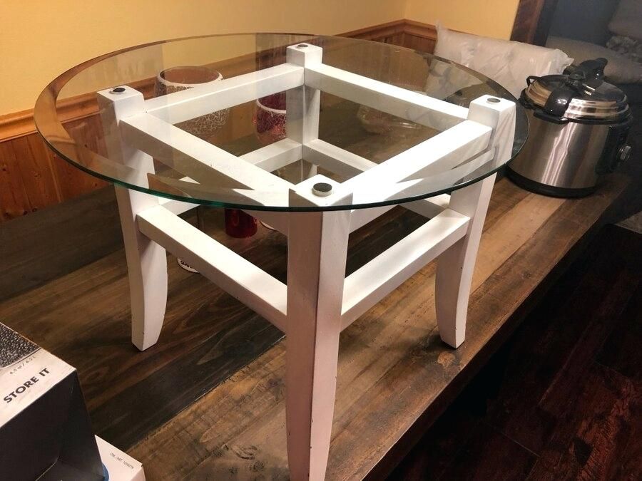 Glass Wood End Tables – Gameiq (View 44 of 50)