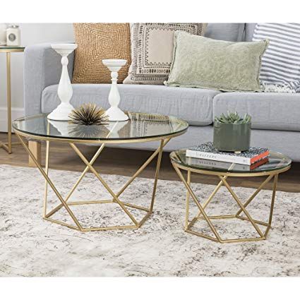 Gold Nesting Coffee Table Astounding Fall Savings Are Here Regarding Silver Orchid Grant Glam Nesting Cocktail Tables (View 21 of 25)