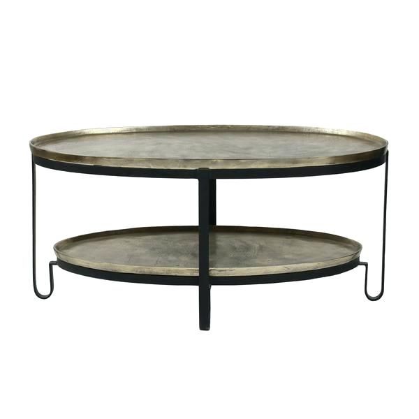 Gold Oval Coffee Table – Beaurainbolt (View 12 of 25)