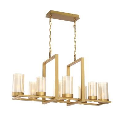 Hardwired – Brass – Integrated Led – Chandeliers – Lighting Regarding Millbrook 5 Light Shaded Chandeliers (View 15 of 20)