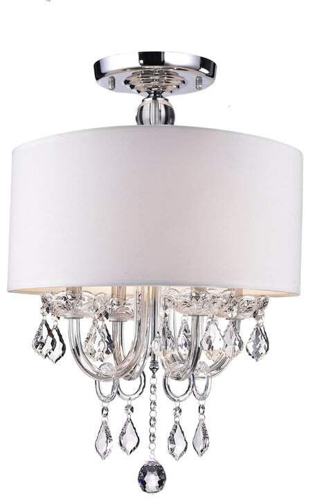 House Of Hampton Averill 4 Light Semi Flush Mount | Products With Regard To Lindsey 4 Light Drum Chandeliers (View 12 of 20)