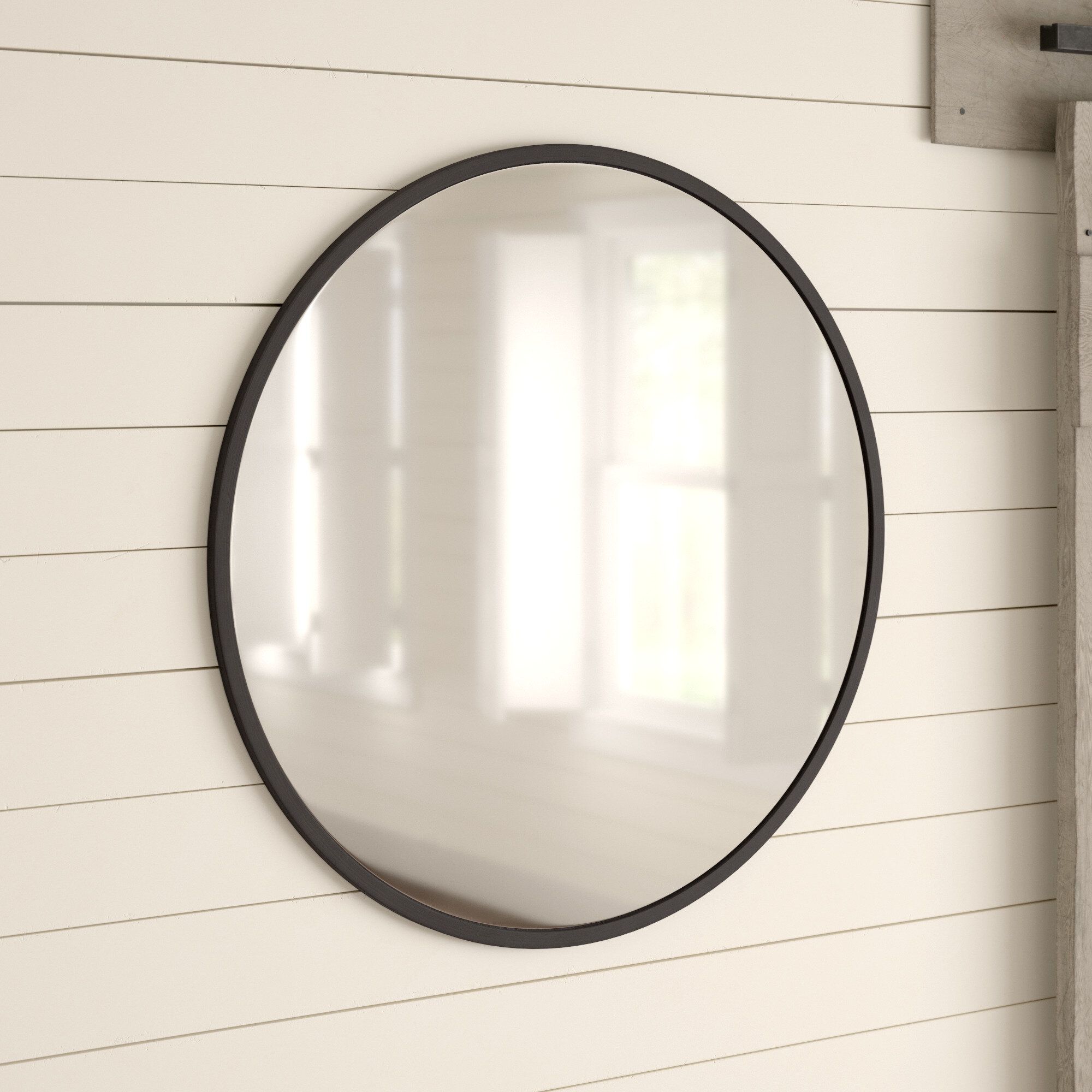 Hub Modern And Contemporary Accent Mirror Pertaining To Colton Modern &amp; Contemporary Wall Mirrors (View 13 of 20)