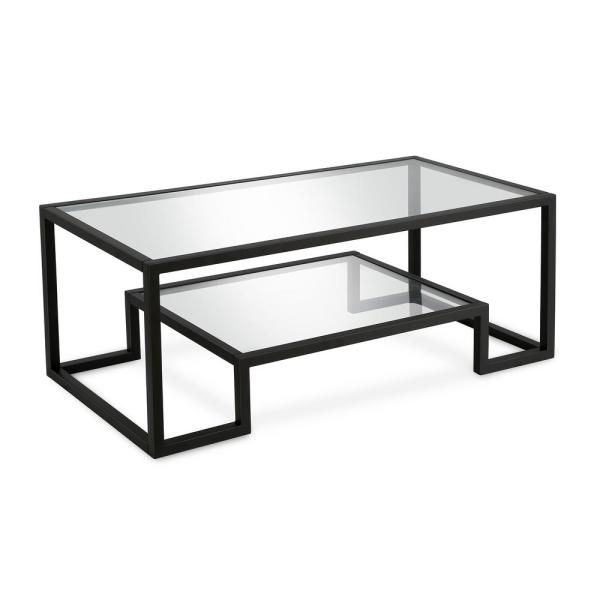 Hudson&canal Athena Coffee Table In Blackened Bronze Ct0181 Throughout Athena Glam Geometric Coffee Tables (View 4 of 25)