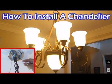 Install 6 Light Chandelier In Dining Room – Youtube With Suki 5 Light Shaded Chandeliers (View 16 of 20)