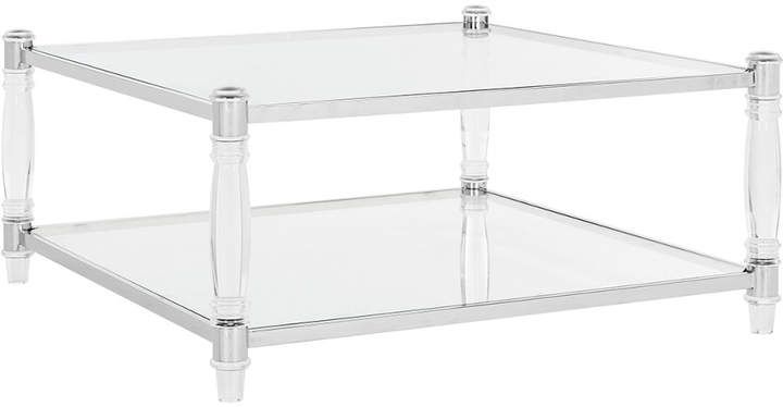 Isabelle Acrylic Coffee Table In Safavieh Couture Gianna Glass Coffee Tables (View 12 of 25)