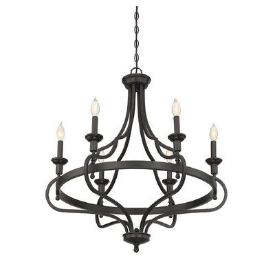 Jaycee 6 Light Chandelier | Joss & Main With Regard To Gaines 9 Light Candle Style Chandeliers (View 17 of 20)